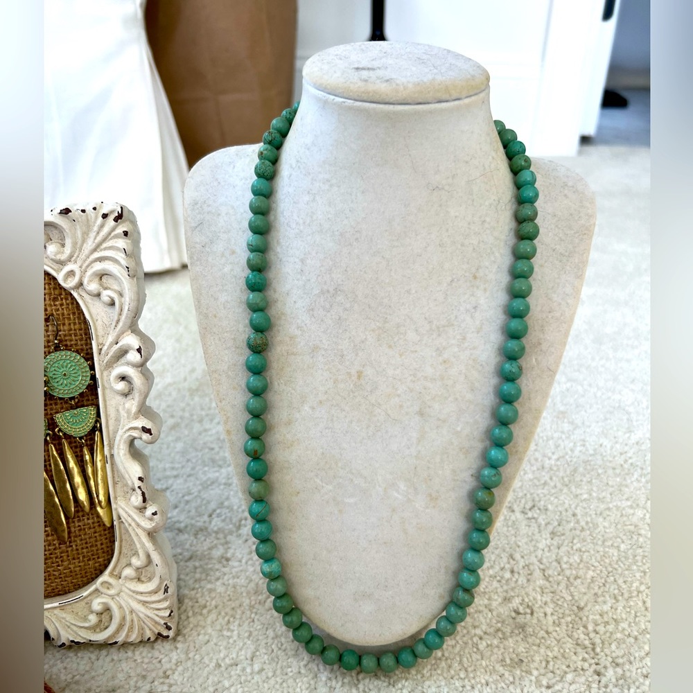 Vintage Beaded Turquoise Necklace